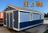 11'x24' Storage Building - Blue