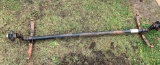 Trailer Axle w/drop spindles (5 lug)