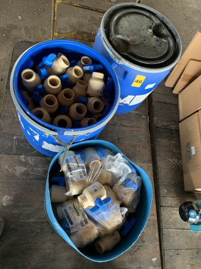 (3) Barrels full of 2" Ball Valves