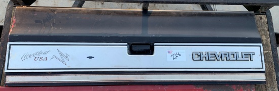Black Chevrolet Tailgate