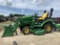 John Deere 1026R 4x4 with attachments