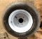 Pair of 2 8-14.5 New Lowboy Tires Steel Wheels