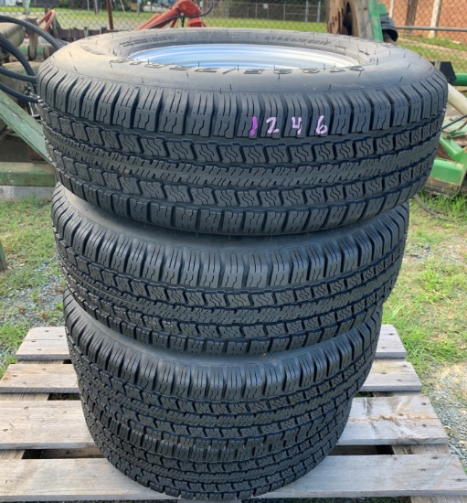 NEW Set of 4  Wheels & Tires 5 Lug - 225/75R-15