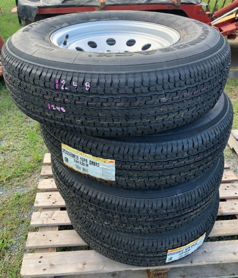 NEW Set of 4  Wheels & Tires 6 Lug - 235/80R16