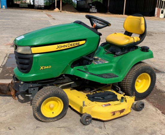 John Deere X340 mower