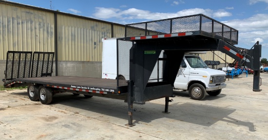 2008 Mike's Welding Steel Flat Deck Trailer