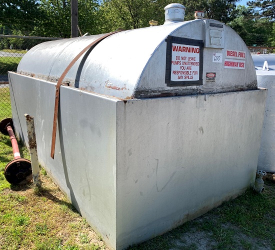 Fuel Tank with Spill Over Enclosure