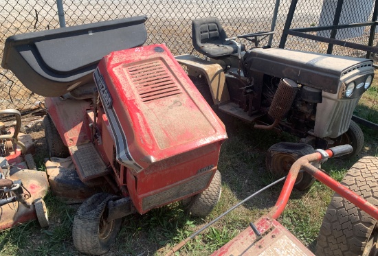 Pair of Riding Mowers - Non Running