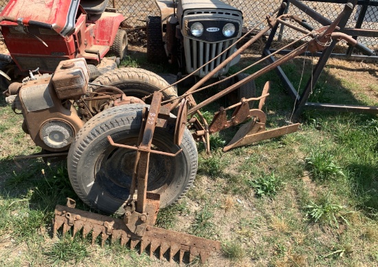David Bradley Sickle Mower & One Bottom Plow