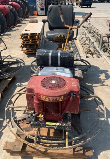Master Ride on Trowel Machine