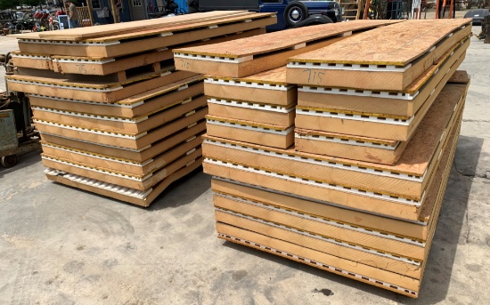 2 Stacks of Insulation and OSB Glued together