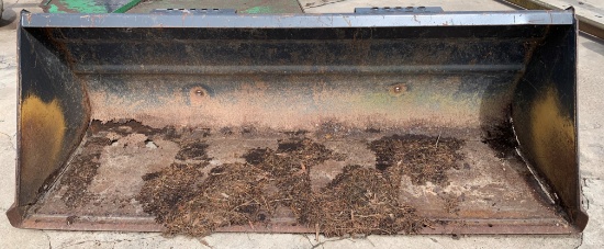84"  Bucket for a skid steer