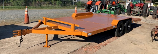 8 x 16 Flat Deck Steel Trailer VIN 4367