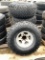 (4) 8 lug Aluminum wheels & Mickey Thompson tires