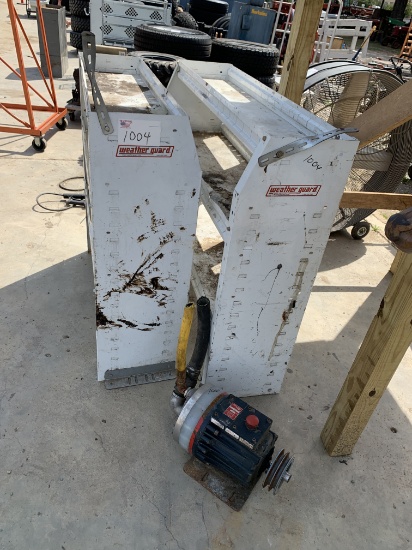 (2) Weatherguard Van Racks & Hydra Cell Pump