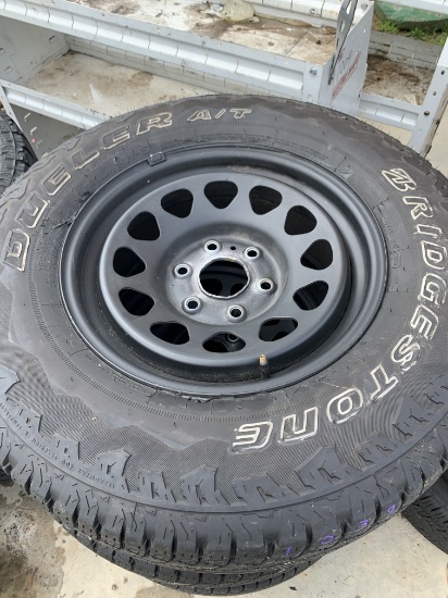(4) Steel Wheels 17"