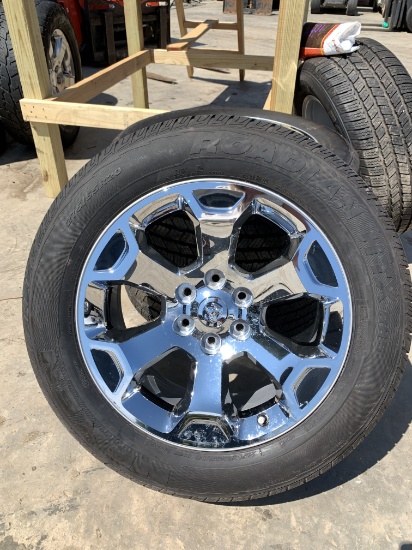 (4) Ram Wheels & Nexen 275/55R20 Tires