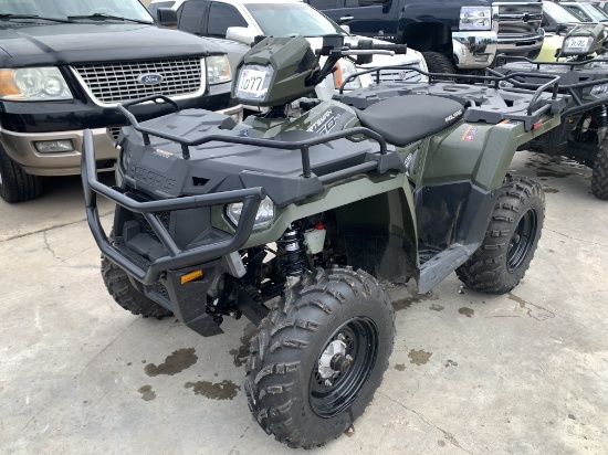 2019 Polaris 450 Four Wheeler 14 Miles