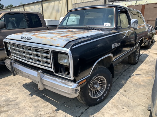 1985 Dodge Ram Charger VIN 0252 NO TITLE