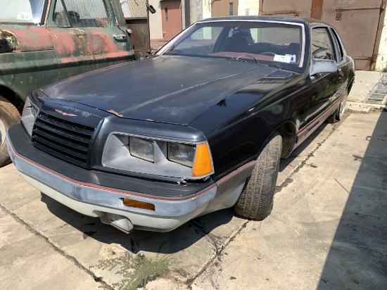 1986 Ford Tunderbird Turbo Coupe NO TITLE