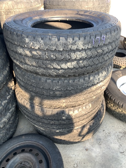 Set of 4 Firestone Tires 265/70R17