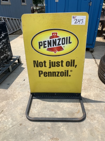 Pennzoil Metal Sign