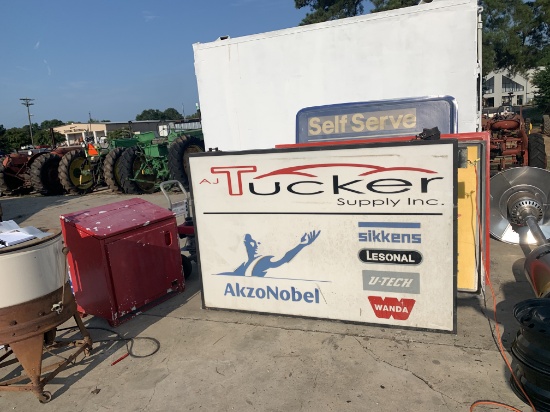 AJ Tucker Supply Sign