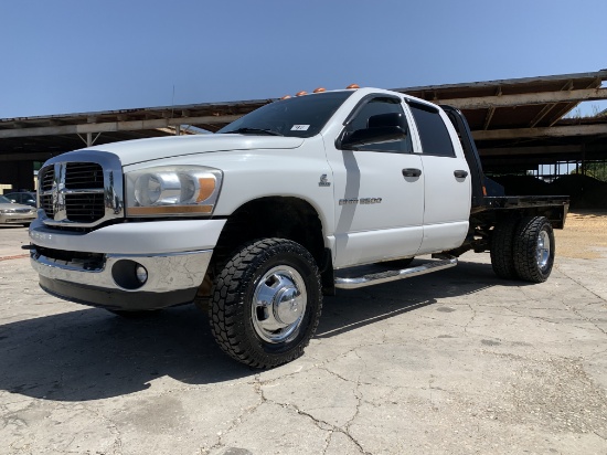 2006 Dodge Flat Bed Diesel Truck VIN 2224