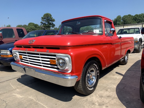 1962 Ford F100 Truck VIN 7996