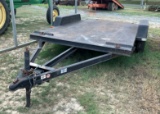 2011 7'x15' Carry On Flatbed Trailer VIN 8599