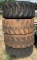 (4) 12-16.5 skidsteer tires