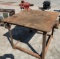 Shop Table with Vise