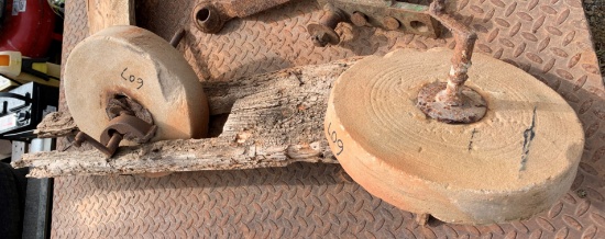 (2) 12" Grinding Rocks