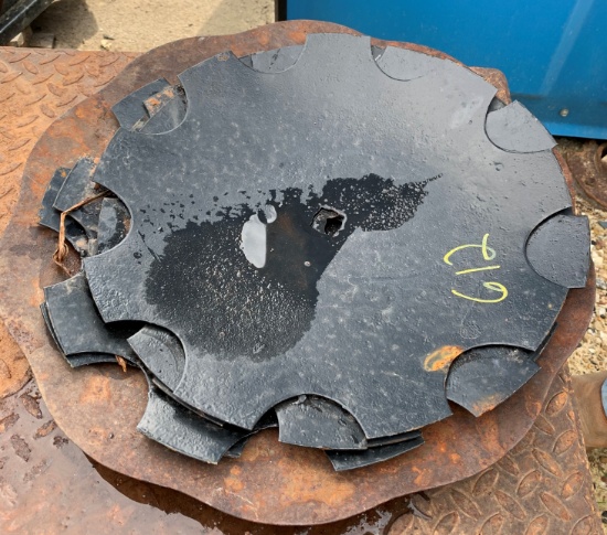 (5) Scalloped disc blades - New