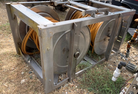 Stainless steel hose reel
