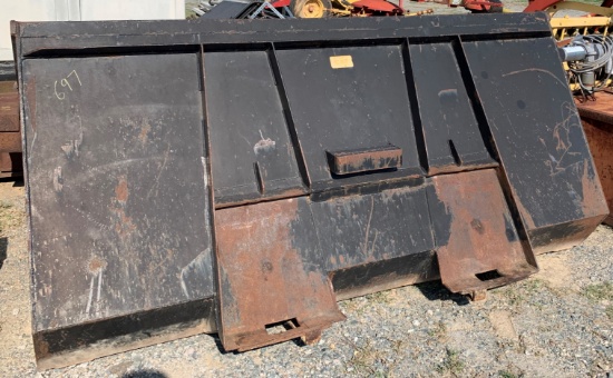 7ft Skidsteer Bucket