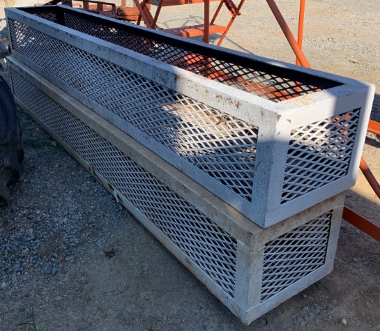 (2) 15"x94" Expanded metal boxes