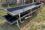 (2) 10ft feed bunks
