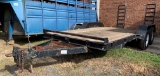 6.5' X 16' Tandem axle trailer NO TITLE
