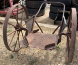 Steel wheel cart