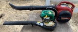 (2) Homelite blowers & (1) Weedeater blower