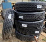 (6) 11R22.5 recapped Tires