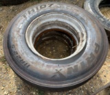 (2) 11R22.5 on rims