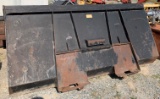 7ft Skidsteer Bucket