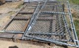 (3) Chain Link Gates