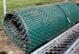 (1) 7ft Roll Chain Link with Privacy Bars