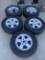 Set of 5 Factory Jeep Wheels and Tires