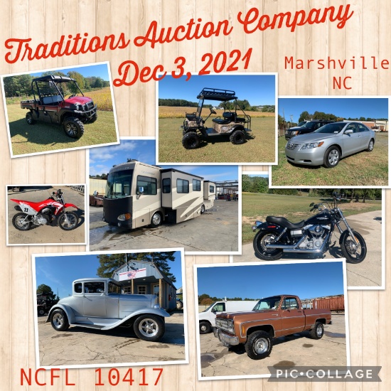 Traditions Auction Co LLC December AUTO ATV