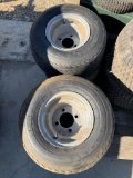 Set of 4 Golf Cart Wheels & Tires
