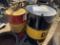 2 Metal Barrels